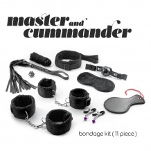 Coffret Bondage 11 Pièces Master And Cummander