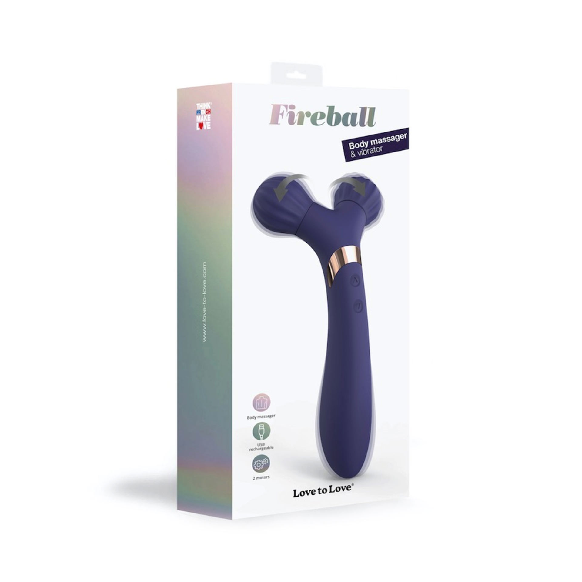 Vibromasseur Multifonction Silicone Chauffant Fuchsia