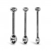 Kit de 3 Plugs Urétraux 1 Perle Métallique 50 mm
