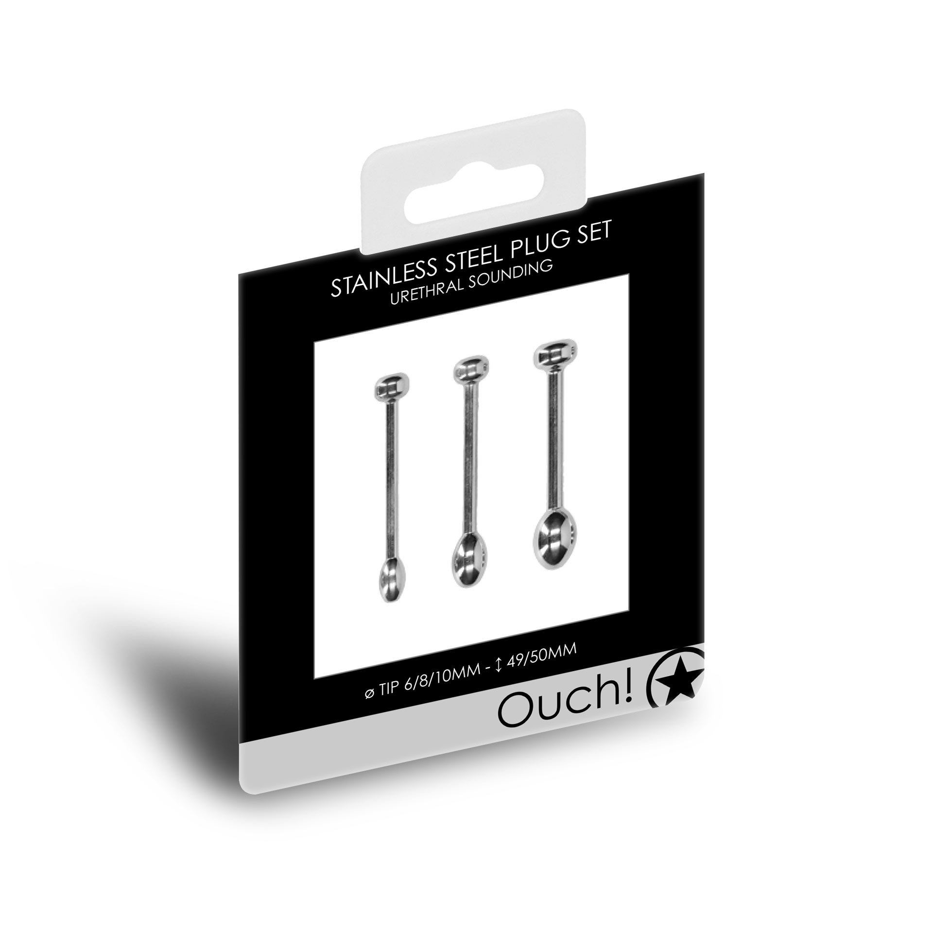 Set De 3 Plugs Urétraux 'Grands Clous' - Pour Une Sensation Intense Et Maîtrisée