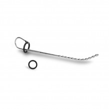 Tige à Urètre Courbée avec Anneau de Gland Silicone 270 mm