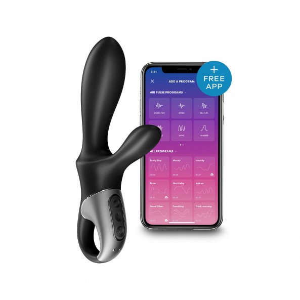 Vibromasseur Rabbit Chauffant et Connecté Heat Climax Plus