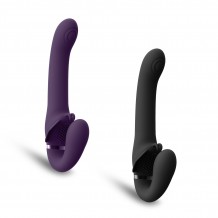 Vibromasseur Strap-On Clitoris et Point-G Satu