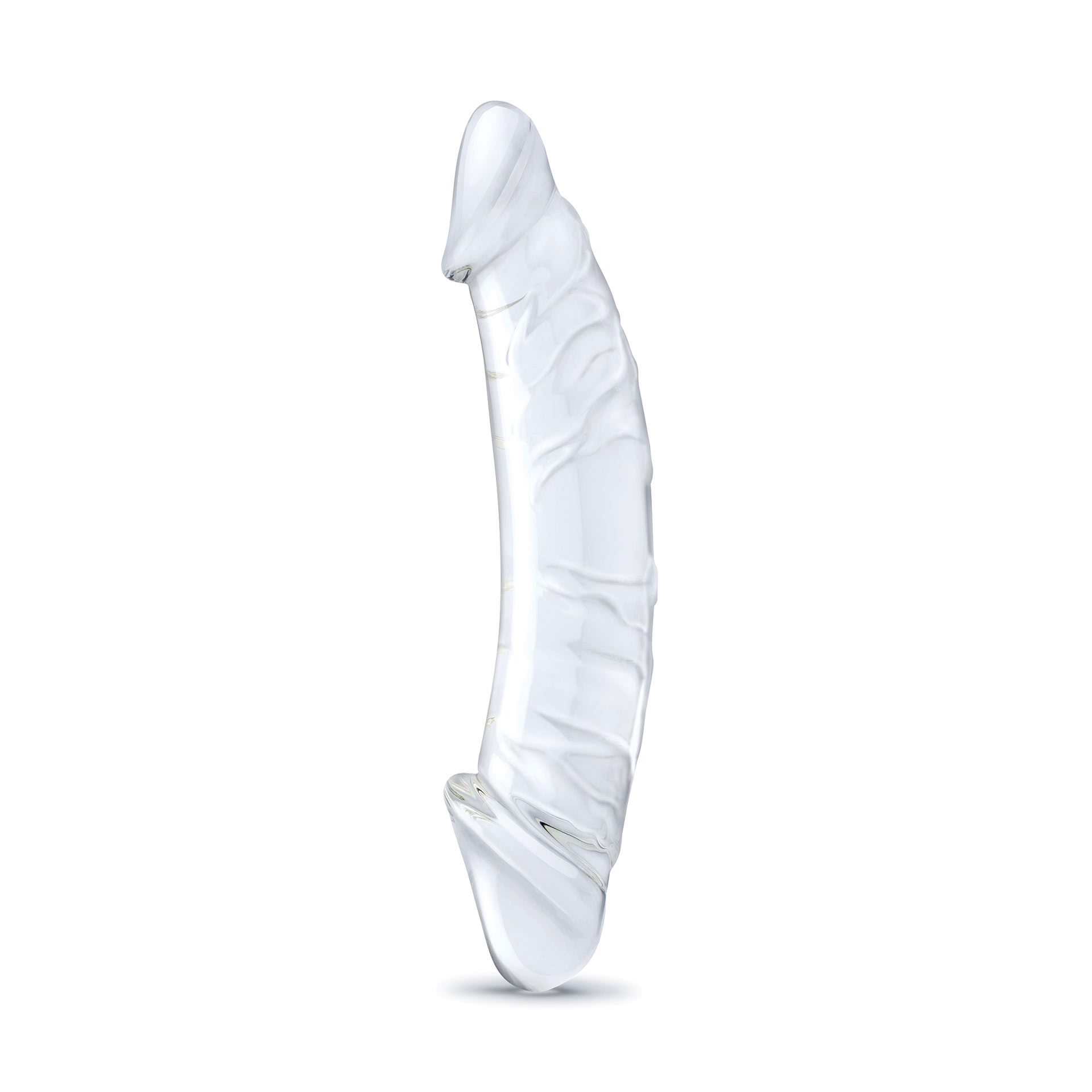Double Dong en Verre Girthy Realistic
