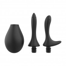 Poire à Lavement avec 2 Embouts Plugs Anal 260 ml