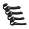 Gode-Ceinture Strapless Multi Orgasm Bendable Noir Taille S