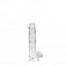 Gode avec Testicules Crystal Clear 15 cm - photo 0