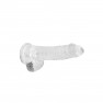 Gode avec Testicules Crystal Clear 15 cm - photo 2