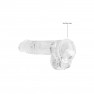 Gode avec Testicules Crystal Clear 15 cm - photo 3