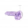 Gode avec Testicules Crystal Clear 17 cm - photo 4