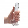Gode avec Testicules Crystal Clear 17 cm - photo 1