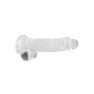Gode avec Testicules Crystal Clear 19 cm - photo 3