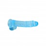 Gode avec Testicules Crystal Clear 22 cm - photo 3
