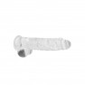 Gode avec Testicules Crystal Clear 22 cm - photo 3