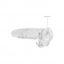 Gode avec Testicules Crystal Clear 22 cm - photo 4