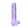 Gode avec Testicules Crystal Clear 25,4 cm - photo 0
