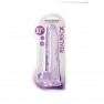 Gode avec Testicules Crystal Clear 25,4 cm - photo 1