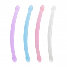 Double Dildo Crystal Clear