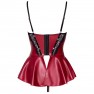 Ensemble Lingerie Ouverte Jupe Rouge et Noire - photo 6