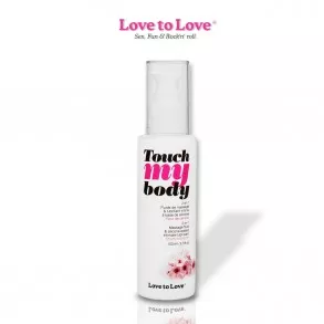 Huile de Massage Lubrifiante Touch My Body Fleurs de Cerisiers