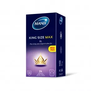 Préservatifs King Size Max Boîte de 24