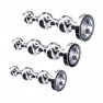 Jouet anal orné Diamond Star Beads - photo 0