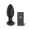 Plug Anal Vibrant et Rotatif Télécommandé Small Tornado Noir