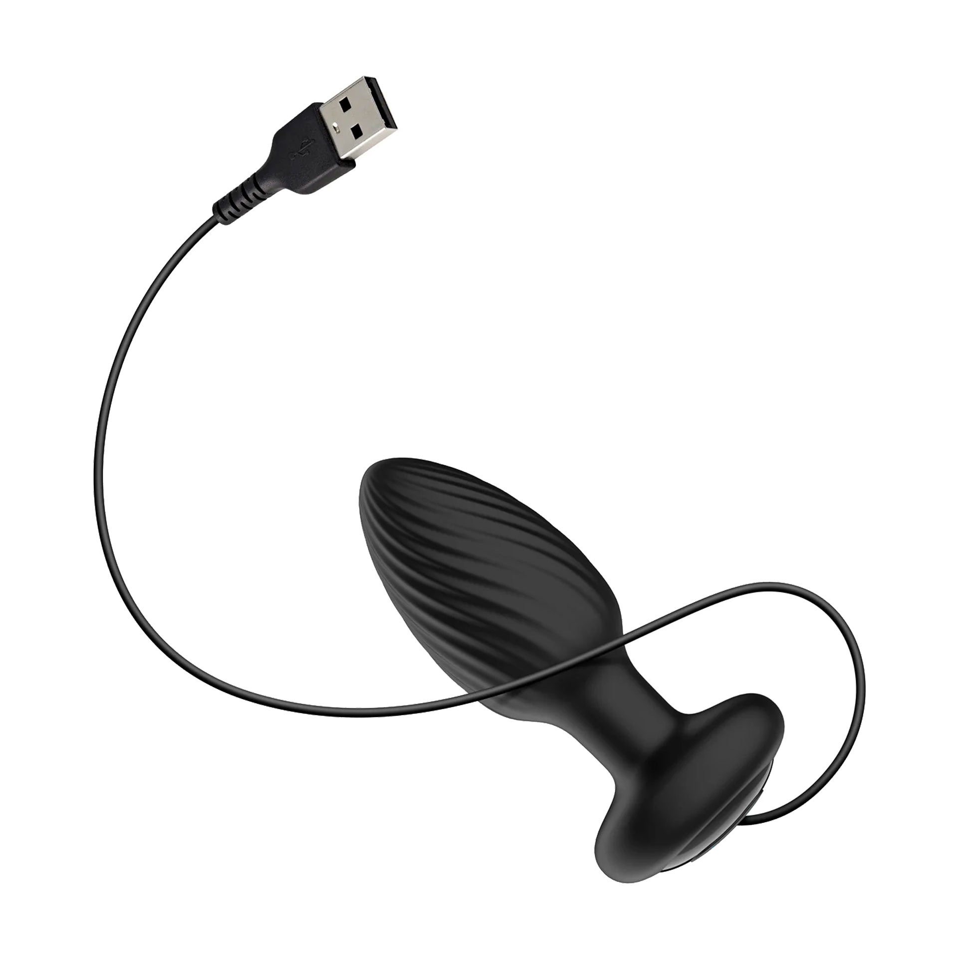 Plug Anal Vibrant Télécommandé Ouch - Sextoy Unisexe Avec E-Stim - Neuf