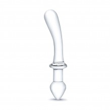 Dong et Plug en Verre Classic Curved Dual Ended