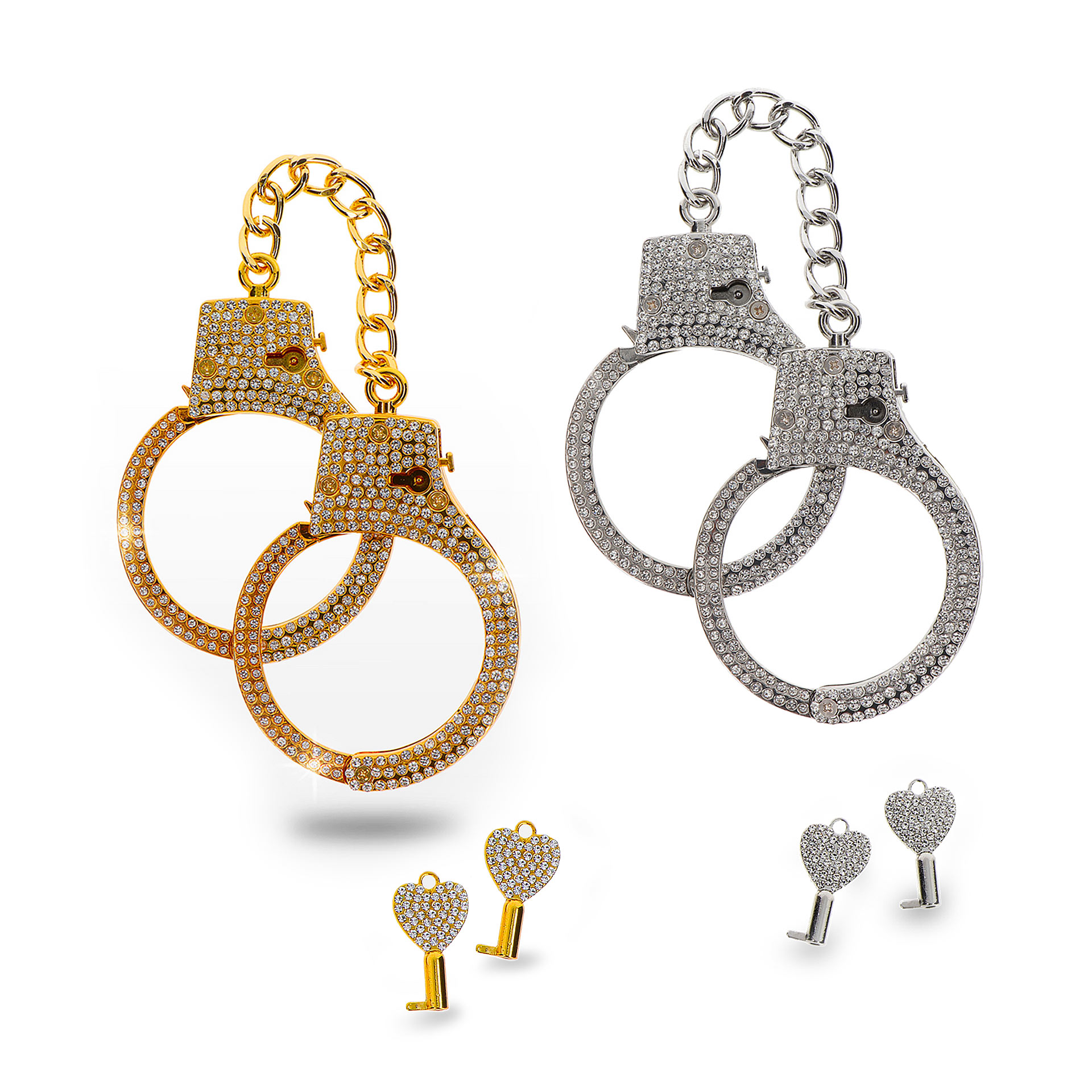 Menottes Diamond Wrist Cuffs Bondage In Luxury