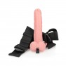 Harnais Strap-On avec Gode Creux Réaliste 18 cm - photo 0