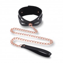 Collier Laisse Simili Cuir et Cuivre Brat