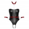 Body Ouvert Noir et Rouge - photo 4