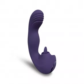 Stimulateur Mini Langue Clitoris et Point-G Yumi Violet
