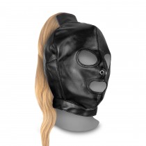 Cagoule avec Queue de Cheval Blonde XTreme Mask With Blonde Ponytail