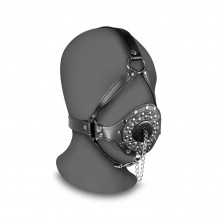 Bâillon Harnais de Tête à Bouchon XTreme Open Mouth Gag Head Harness With Plug Stopper