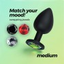 Plug Moyen Camileo avec 4 Strass Ronds Interchangeables - photo 9