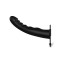 Gode Ceinture Ajustable Ribbed Strap-On Noir