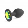 Plug Large Camileo avec 4 Strass Ronds Interchangeables - photo 2