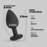 Plug Large Camileo avec 4 Strass Ronds Interchangeables - photo 8