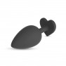 Plug Large Cuore avec 4 Strass Cœur Interchangeables - photo 3