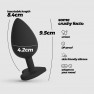 Plug Large Cuore avec 4 Strass Cœur Interchangeables - photo 7