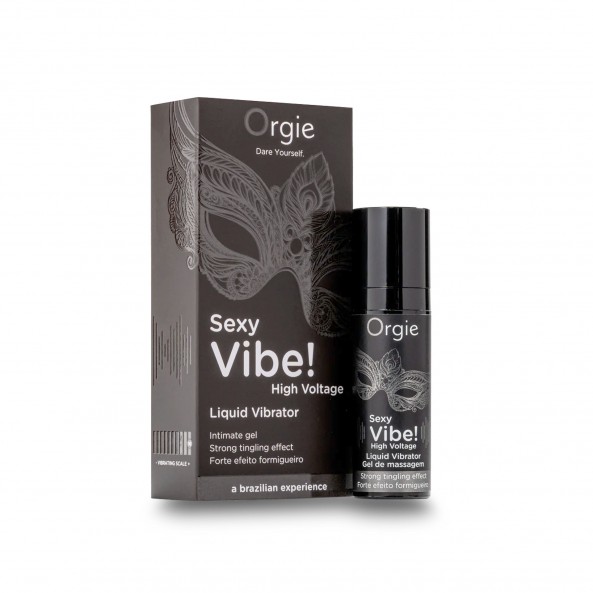 Gel de Massage Vibrant Intense High Voltage Sexy Vibe !