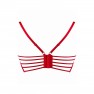 Soutien-gorge Bustier Dentelle Rouge V-9691 - photo 2