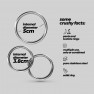 Pack 3 Anneaux Cockrings Métalliques Metaleros - photo 3