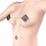 Pinces Tétons Stylisés avec Lestes Pendentif Léger en Métal - photo 5