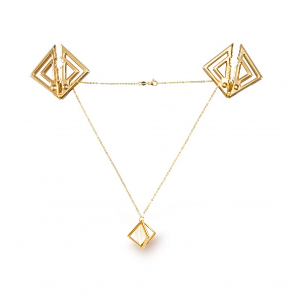 Pinces Tétons Stylisés avec Lestes Pendentif Léger en Métal