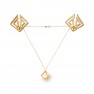 Pinces Tétons Stylisés avec Lestes Pendentif Léger en Métal - photo 0