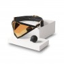 Bâillon Boule Stylisé Cuir et Métal Doré - photo 4
