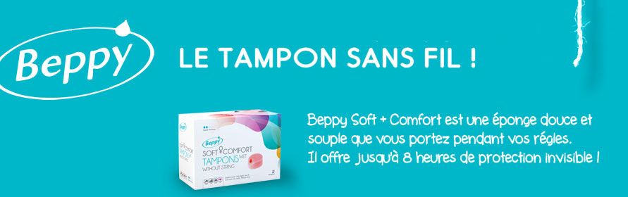 Beepy, le tampon sans ficelle, discret et confortable.
